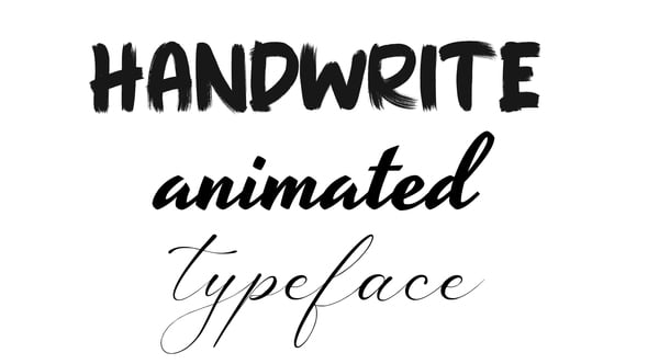 Handwrite Typeface（531420）-技能树